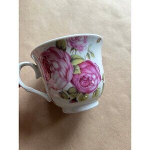 Pink Floral teacup